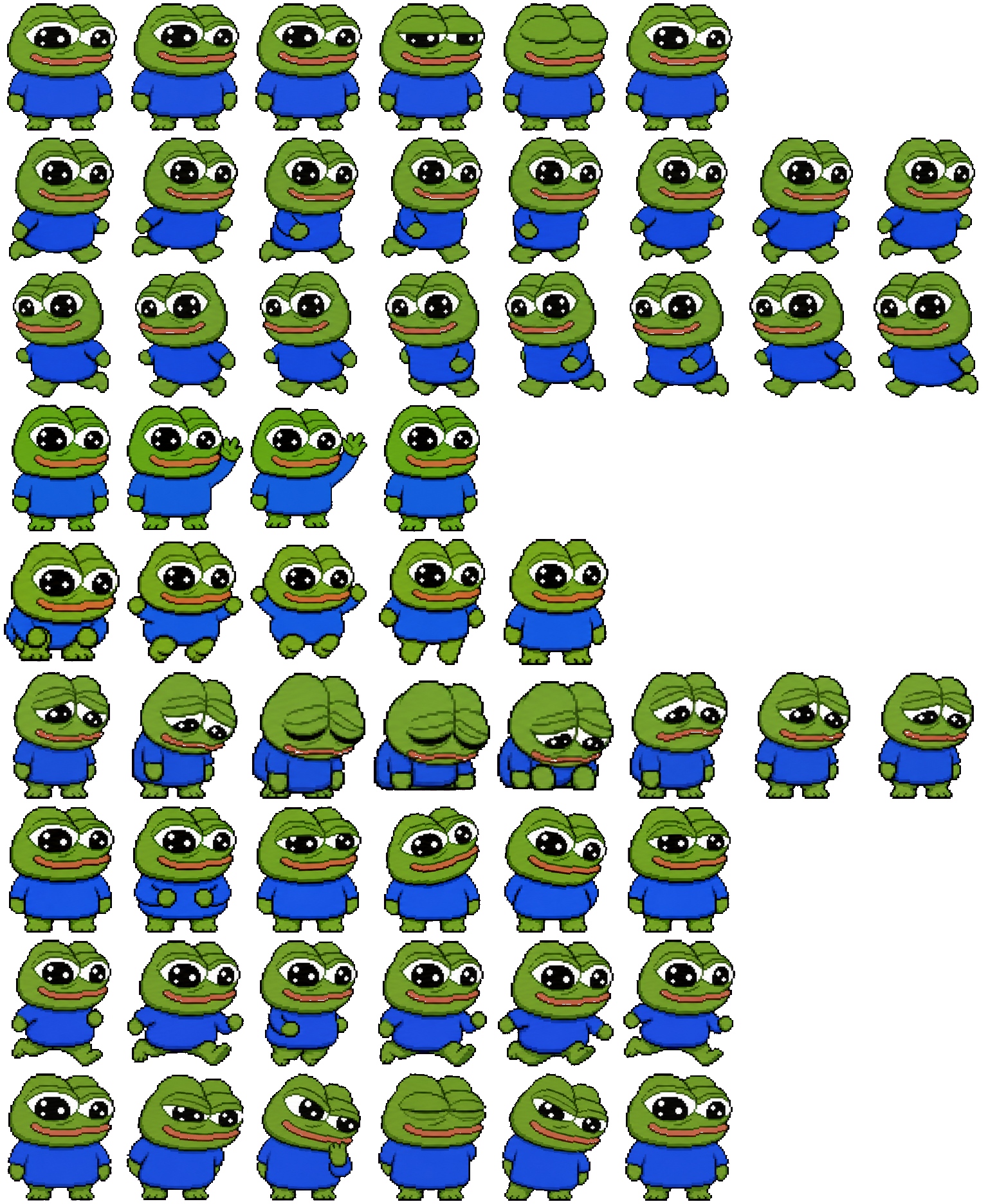 Petdex Pepe sprite sheet